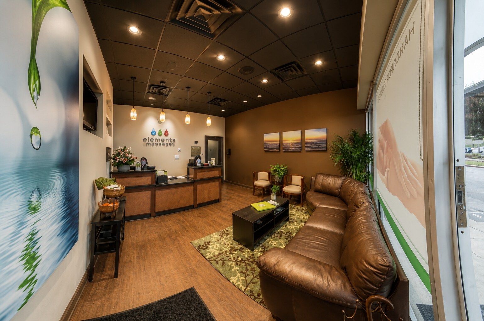 Elements Massage Rockville Centre reception interior